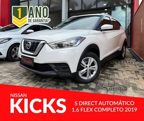 NISSAN KICKS 1.6 16V FLEXSTART S DIRECT 4P XTRONIC NISSAN KICKS 1.6 16V FLEXSTART S DIRECT 4P XTRONIC